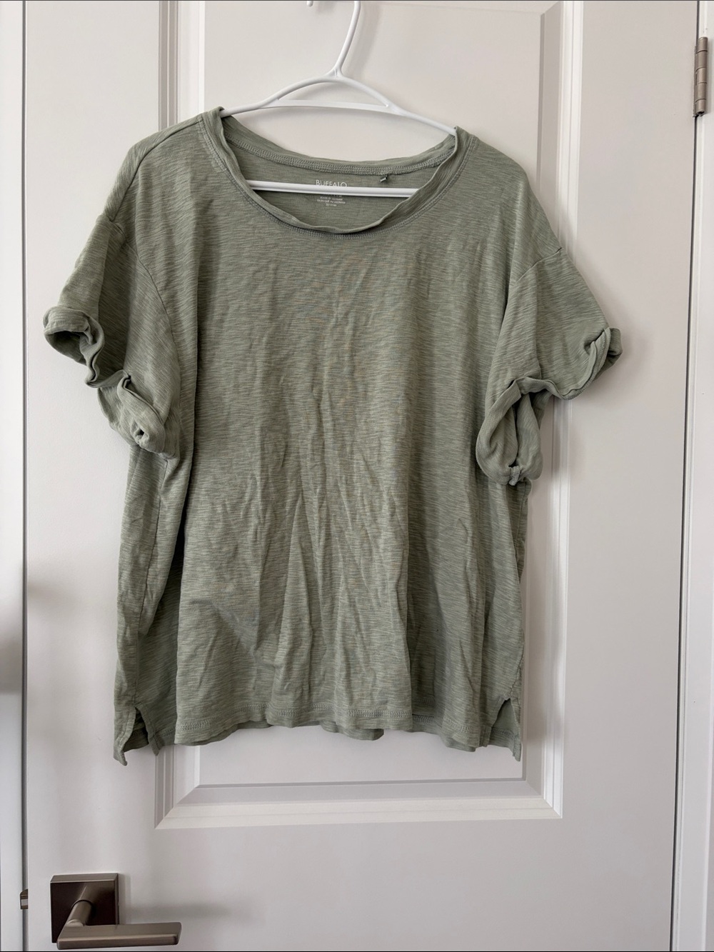 Buffalo David Bitton Sage Green Short Sleeve Tee